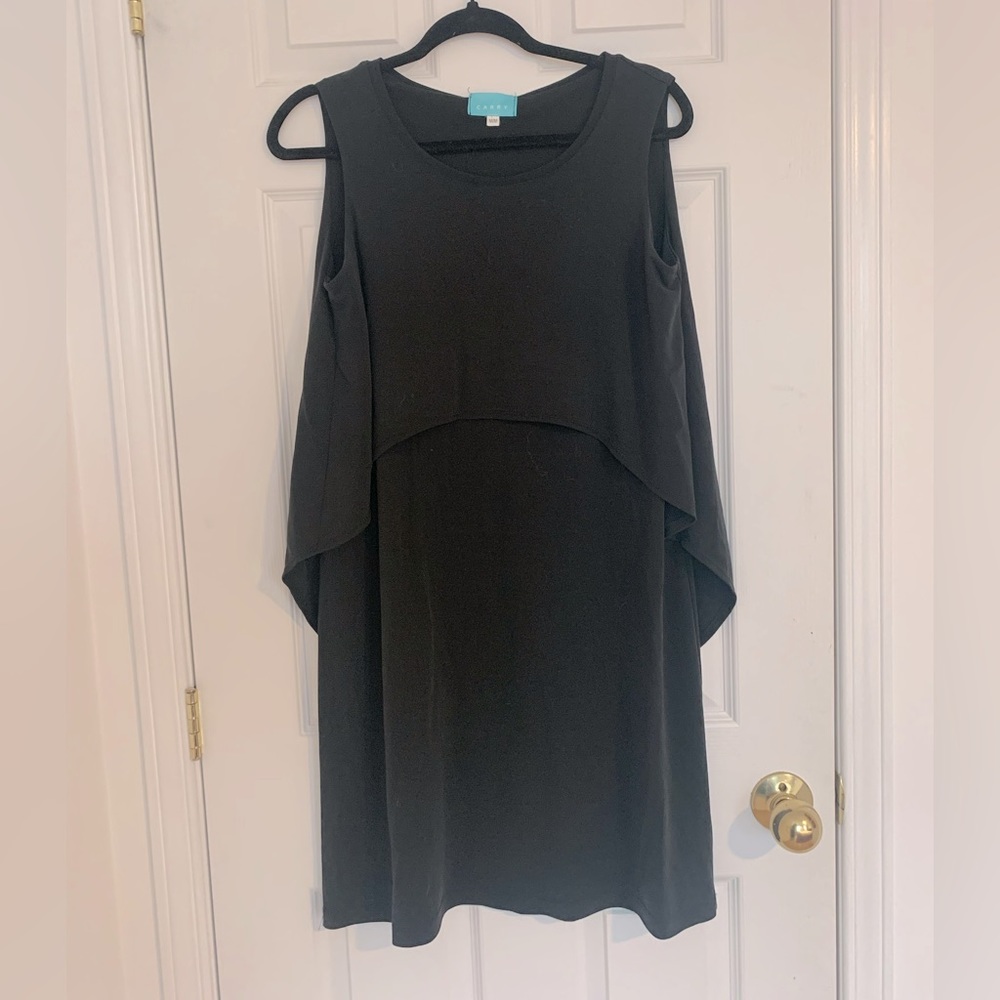 CARRY maternity nursing access modal sleeveless dress grey - medium